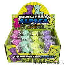 3.5'' Squeezy Bead Alpaca Ball